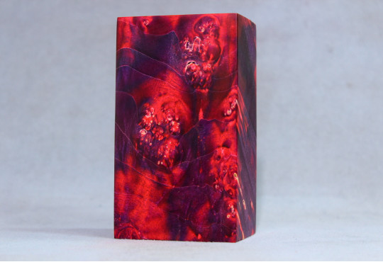 Stabilized Maple Burl Wood Mod Block